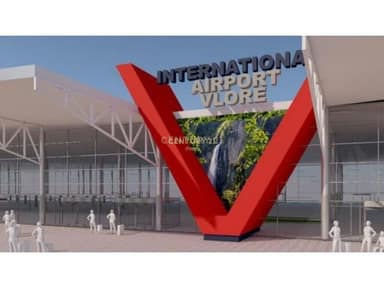 Stop Opposite the Entrance of the Airport in Vlore