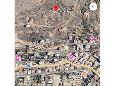 Sarande, Land for Sale with Sea View